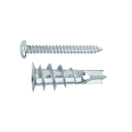 Gipskartondübel. Dübel aus Zinkdruckguss mit Schraube DIN 7981 4,2 x 32