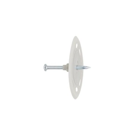 Nägel für die Bolzenschubtechnik. Standardausführung, gerändelt mit Ø66 mm Kunststoffrondelle