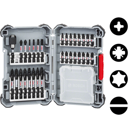 Bosch 31-teilige Pick and Clic Impact Control-Schrauberbitsets