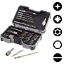 Bosch 35-teilige Sets mit HSS-Metallspiralbohrern und Schrauberbits, Extra Hard