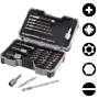 Bosch 35-teilige Sets mit HSS-Metallspiralbohrern und Schrauberbits, Extra Hard