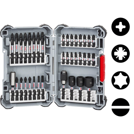 Bosch 36-teiliges Pick and Clic-Impact Control-Schrauberbitset
