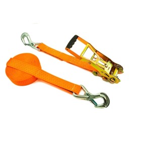 Zurrgurt 4T / 50mm zweiteilig, ABS-Langarm-Ratsche R349 mit Doppelverzahnung