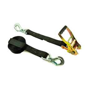 Zurrgurt 5T / 50mm zweiteilig, ABS-Standardratsche R358 mit Doppelverzahnung, Longlife Band