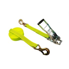 Zurrgurt 5T / 50mm zweiteilig, Langarm-Zugratsche R3511 mit Doppelverzahnung, Longlife Band