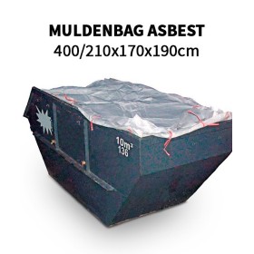 Muldenbag Asbest 400/210x170x190cm PACK(5,10,30,50,100,1000stk)