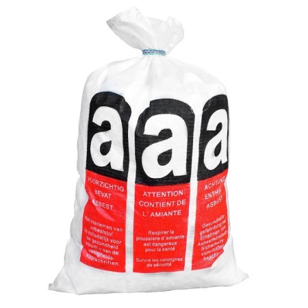 PP Gewebesack Asbest 70x110cm, PE Liner PACK(5,10,30,50,100,1000stk)