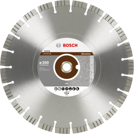 Bosch Diamanttrennscheiben Best for Abrasive Segm. 15 mm