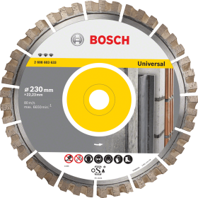 Bosch Diamanttrennscheiben Best for Universal Segm. 15 mm