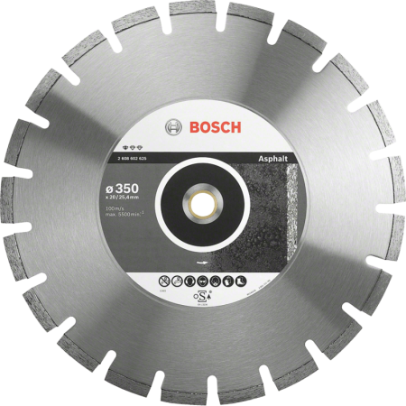 Bosch Diamanttrennscheiben Standard for Asphalt Segm. 10 mm