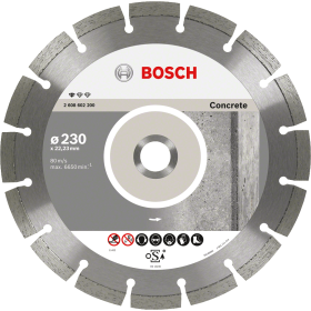 Bosch Diamanttrennscheiben Standard for Concrete Segm. 10 mm