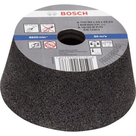 Bosch Konische Schleiftöpfe für Metall