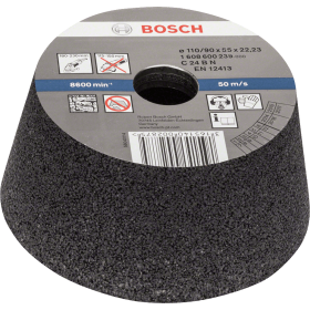 Bosch Konische Schleiftöpfe für Stein