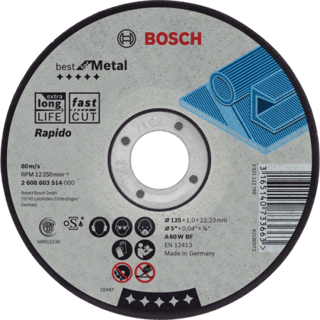 Bosch Trennscheiben Best for Metal 100'er pack