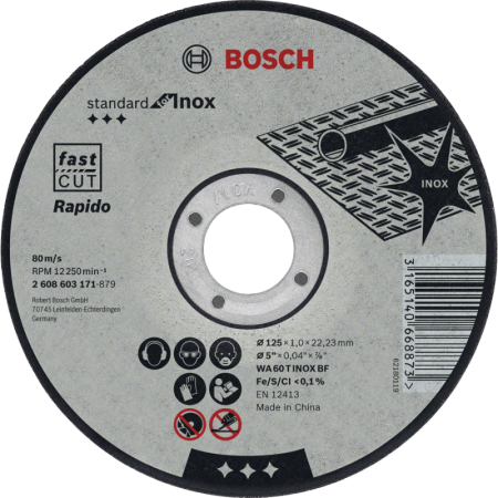 Bosch Trennscheiben Standard for Inox 100'er pack