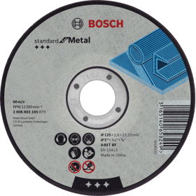 Bosch Trennscheiben Standard for Metal 100'er pack