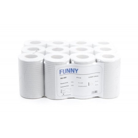 Funny Papierhandtuchrollen 12 Rollen,1-lagig