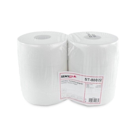 SemyTop Jumbo-Toilettenpapier 6 Rollen,2-lagig