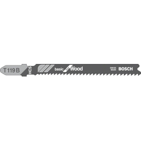 T 119 B Basic for Wood Stichsägeblätter