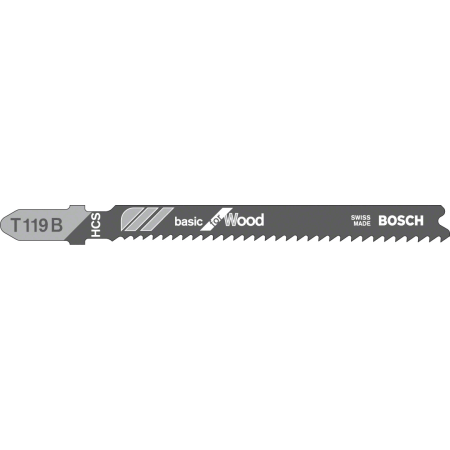T 119 B Basic for Wood Stichsägeblätter